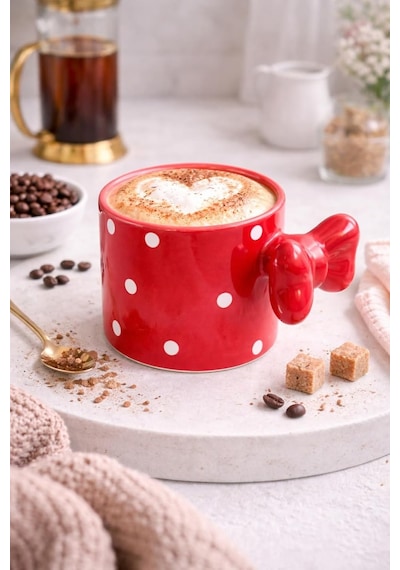 Dedi Komik Tasarımlı Baskılı Kupa Bardak Seti Eğlenceli Özel Hediye Mug Çok Renkli