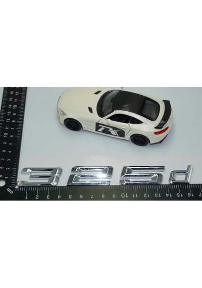 Dk Tuning 325d Bagaj Krom Metal 3m 3d Yazı Logo Bmw İle Uyumlu