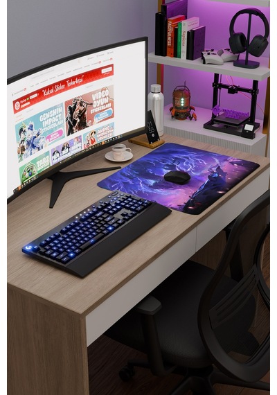 Ori And The Will Of The Wisps Dikişli Kauçuk Oyuncu Mousepad V2 - 48x40 Xl Gaming Mouse Pad