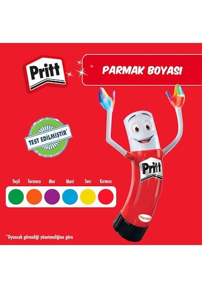 Arts Parmak Boya 6x50 Ml Genel