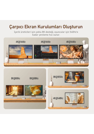 Aohi The Future Adonis Type-c To Type-c Led Ekranlı 1m Pd 3.1 120gbps 240w 8k Süper Hızlı Şarj/data