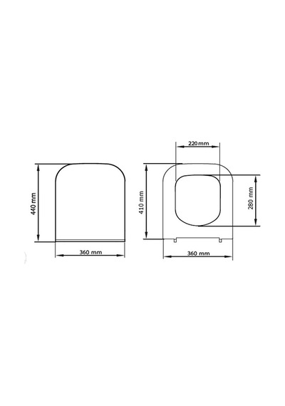 Housera Duroplast Slim Klozet Kapağı Beyaz
