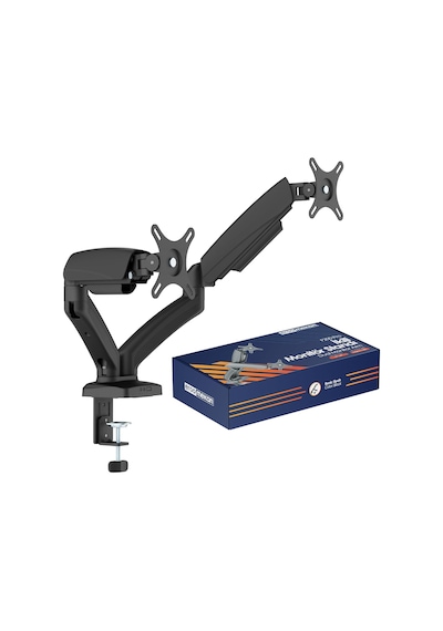 Ayrex F200 Pro 17-34 İkili Monitör Standı Siyah Maks: 10kg