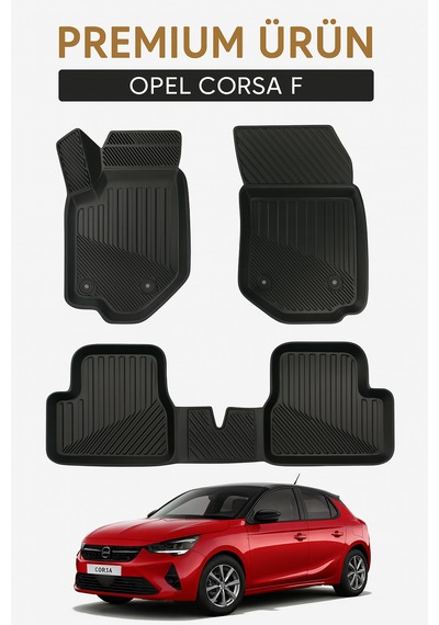 Opel Corsa F Uyumlu 3d Oto Paspas Premium