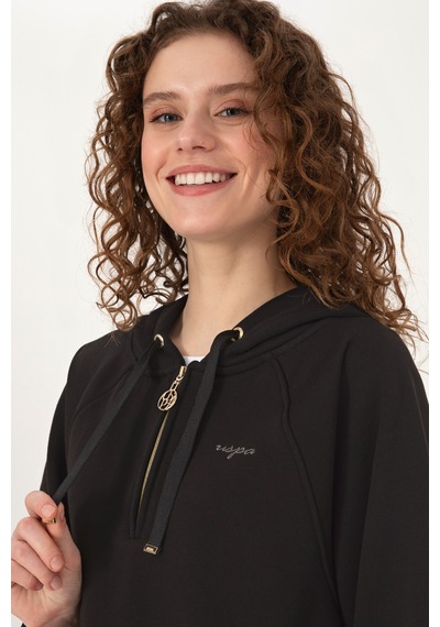 U.S. Polo Assn. U.s. Polo Assn. Kadın Siyah Sweatshirt 50319959-vr046