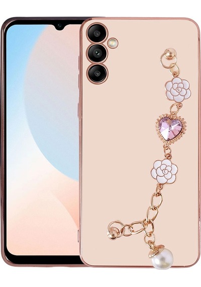 Galaxy A24 Kılıf El Tutamaçlı Kamera Korumalı Zore Taka Silikon Kılıf