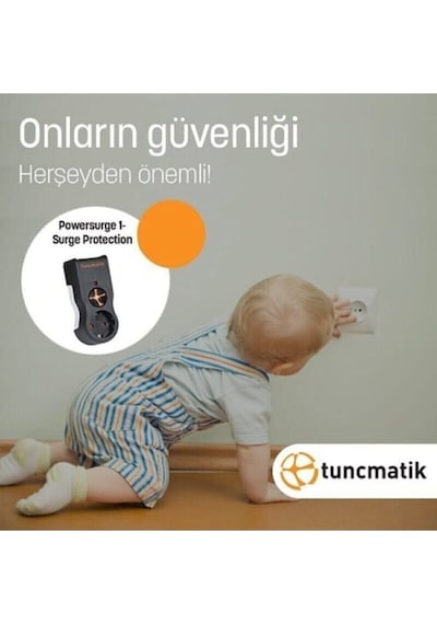 Siyah Enerji Koruma Prizi Powersurge 525 Joule