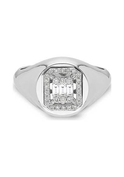 Nochediamond 0,20 Karat Baget Pırlanta Yüzük-323
