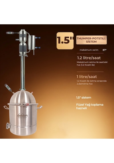 Distilon Ds08 Potstıll Damıtma Cihazı 26 Lt