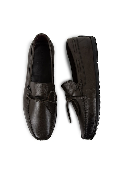 Deery Hakiki Deri Haki Erkek Loafer Ayakkabı - 01647mhakc02 Haki
