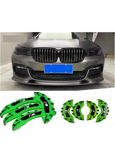 Bmw G30 ///m Yeşil 17-18-19 Janta Uyumlu 4.lü Kaliper Kapagı