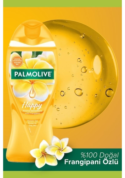 Palmolive Feel Happy Duş Jeli 2 x 500 ML + Seyahat Kiti