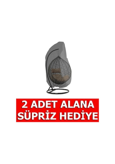 Indirimsmart Bundera Koza Su Geçirmez Askılı Bahçe Salıncak Koruma Örtüsü