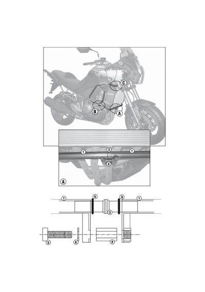 Kappa Kn4105 Kawasakı Versys 1000 12-14 Koruma Demiri