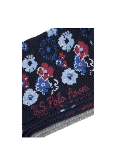 U.S. Polo Assn. Kadın 3'lü Patik Çorap 50317990-VR033