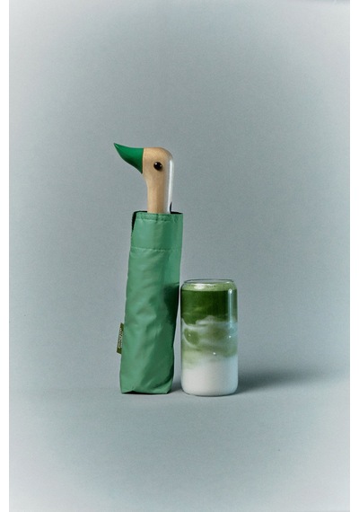 Original Duckhead Duck Kompakt Şemsiye Matcha Yeşil
