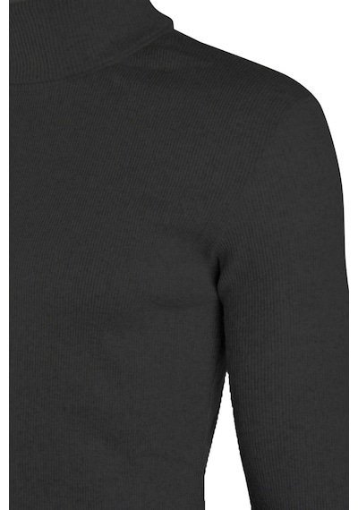 Erkek Antrasit Balıkçı Yaka Boğazlı Slim Fit Kazak Antrasit