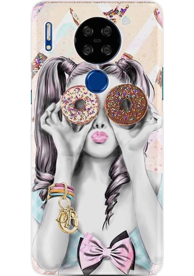 Reeder P13 Blue Max Lite Kılıf Boyun Askılı Donut Girl 1408