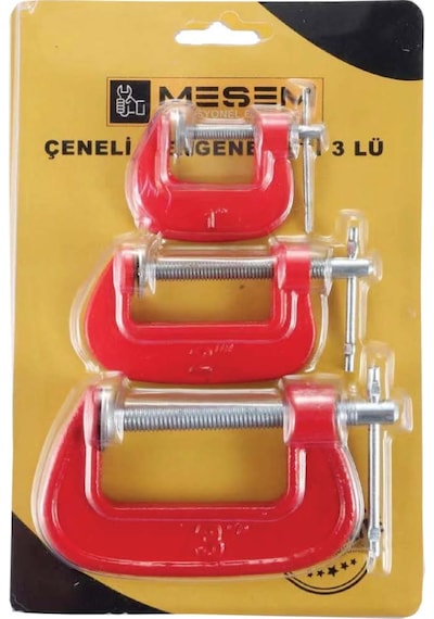 Meşem Tools Çeneli Mengene Seti 3 Parça