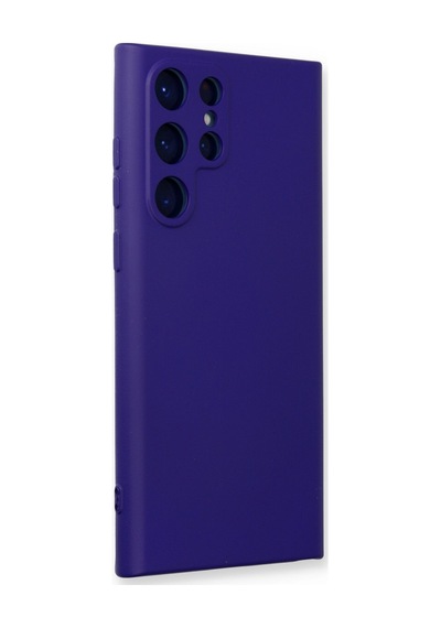 Galaxy S23 Ultra Kılıf Nano İçi Kadife Silikon - Mor