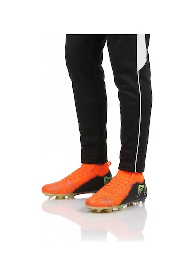 Neon Turuncu Siyah Çoraplı Bağcıklı Erkek Krampon Mk-252-153 M Neon Turuncu-siyah