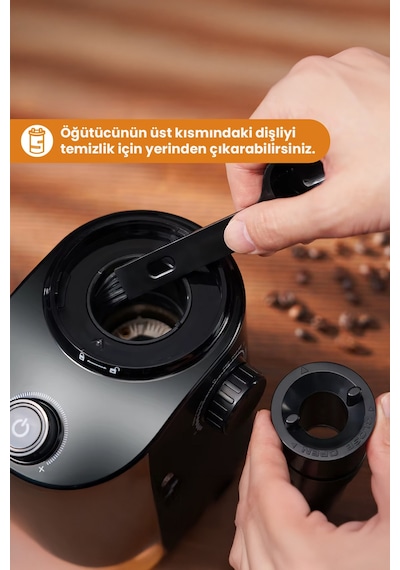 Any Morning SH25836B Dijital Zamanlayıcılı Elektrikli Kahve Öğütücü
