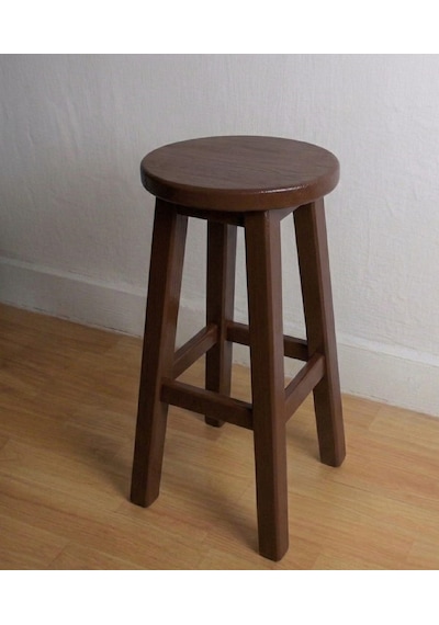 Ahşap Tabure 60 Cm / Arbrestore Ceviz