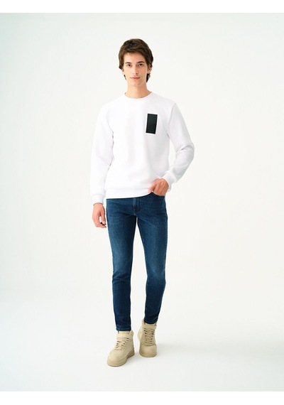 LOFT Regular Fit Erkek Sweatshirt Lf2034185 Q1.v1 Beyaz