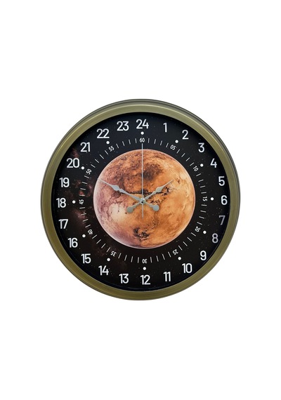 40 Cm Eskitme Metal 24 Saat Göstergeli Özel Tasarım Duvar Saati Pl-4095e