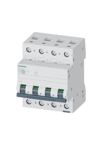 Siemens 5sl6650-7 3+n Kutuplu C50 Otomatik Sigorta 6ka 50a