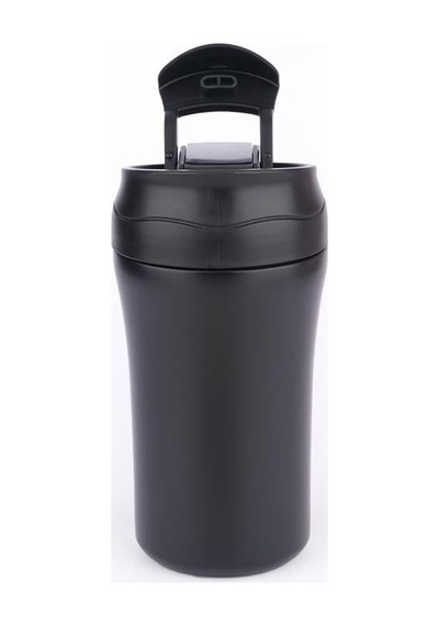Milo Coven 380 Ml Pipetli Çelik Termos Siyah