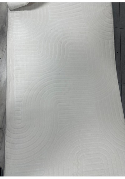 Merinos Jonas Jel Halıcılık Açık Bej Modern Kaymaz Taban Salon Hol, Koridor Mutfak Yıkanabilir Kesme Yolluk Halı Gri