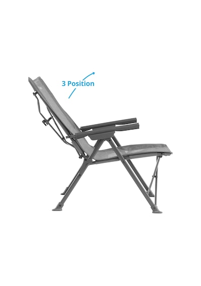 Outwell Breaker Airflow Terletmeyen Ultra Konforlu Katlanır Kamp Sandalyesi Gri