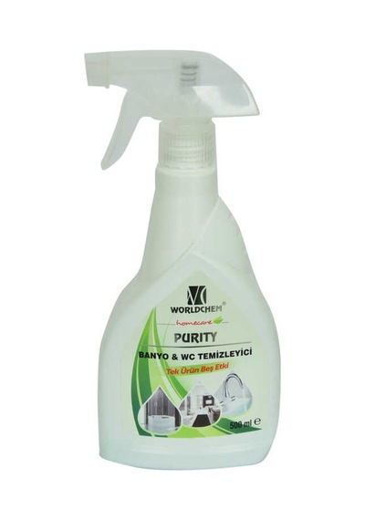 Purity Banyo Ve Wc Temizleyici 5 Etki Sprey Şişe 500 Ml Çok Renkli
