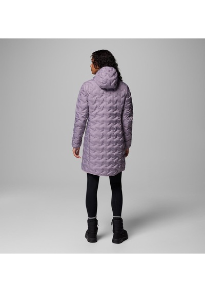 Columbia Wk0440 Delta Ridge Ii Long Down Jacket Kadın Mont-30858 Mor