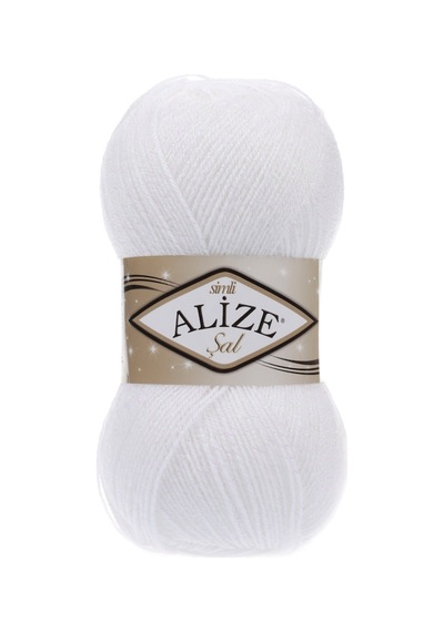 Alize Şal Sim 55 Beyaz