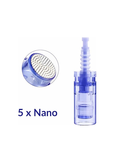 ADANİL DR. PEN NANO ROUND DERMAPEN İĞNESİ ORİJİNAL DERMAPEN İĞNE KARTUŞU SOKETLİ 5 ADET