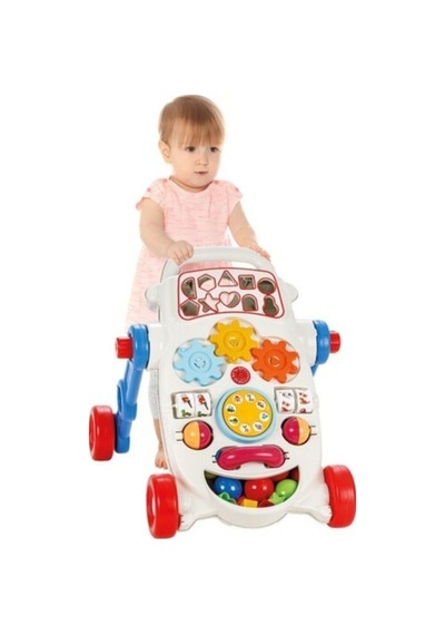 07 539m Happy İlk Adım Arabası Mavi