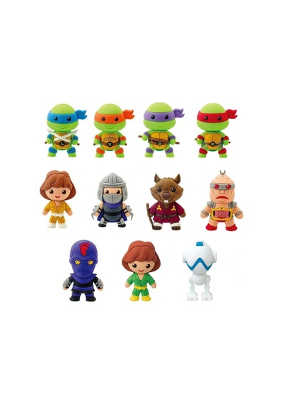Mey İthalat Mono 63160 Monogram Ninja Turtles Klipsli Figür Seri 1 24lü Display