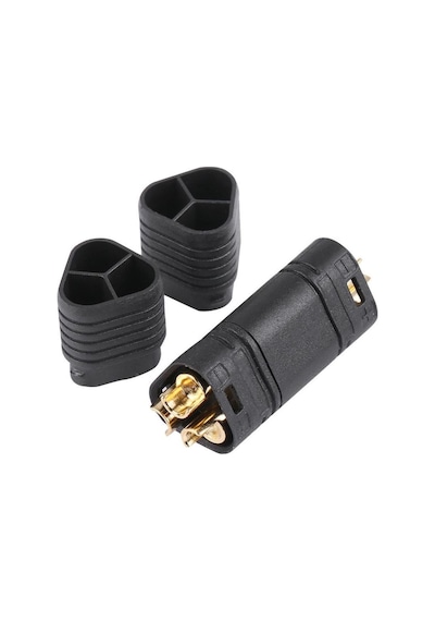 Mt60 3 Pin Dişi Erkek Konnektör Soket Çift Amass 3.5mm 12awg Rc Esc Motor Drone Lityum Lip