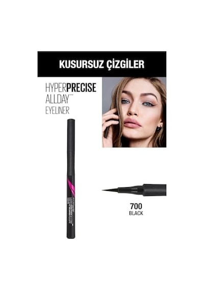 New York Hyper Precise All Day Eyeliner - 700 Siyah 0