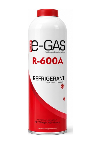 E-gas R600a 400 Gr İzobütan Soğutucu Gaz Beyaz