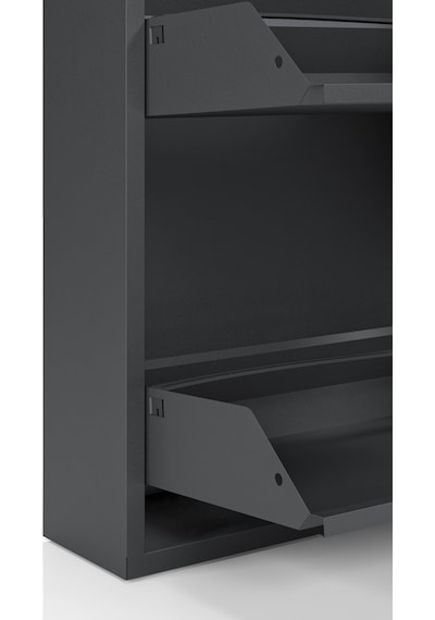 Ceha Tablalı 4'lü Metal Ayakkabılık - Siyah K.AYK-2.4/AC/P 9005 Ceha Tablalı 4'lü Metal Ayakkabılık - Siyah K.AYK-2.4/AC/P 9005