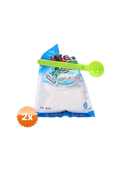 2 Adet Ölçme Kaşıklı Poşet Klipsi 3'lü Paket