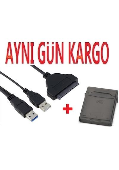 Alfais 4853 Usb 3.0 Sata Kablo Çevirici Dönüştürücü Hdd Hardisk Kablosu + Kutu