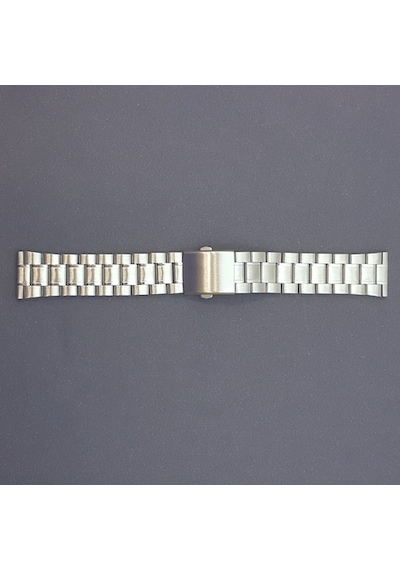 Çelik Metal Kol Saat Kordonu Yandan Basma Anahtarlı 26 Mm (A-01)