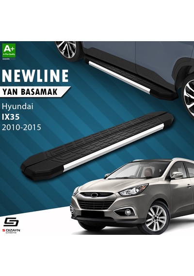 S-dizayn Hyundai Ix-35 Newline Krom Yan Basamak 173 Cm 2010-2015 A+ Kalite