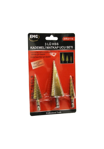 3 Parça Hss Kademeli Matkap Ucu Set 5250 81796951