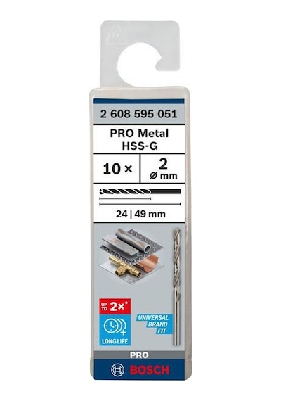 Hss-g Metal Matkap Ucu 2 49 Mm 10lu