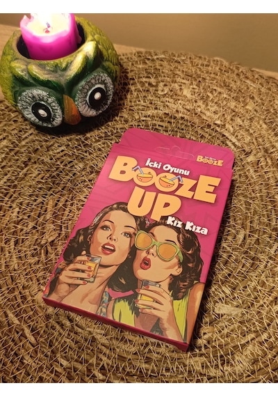 Booze Up İçki Oyunu Kız Kıza - Kese Hediyeli 50 Kart Eğlenceli Parti Oyunu
